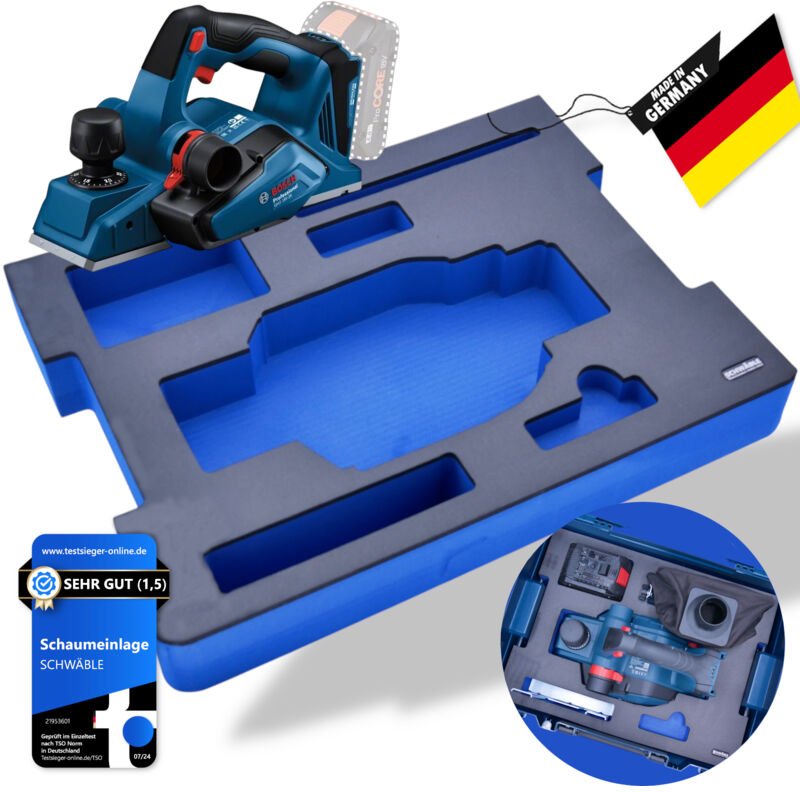 Schaumeinlage Schaumstoffeinlage Bosch Akku-Hobelmaschine GHO18-26 - Schwäble