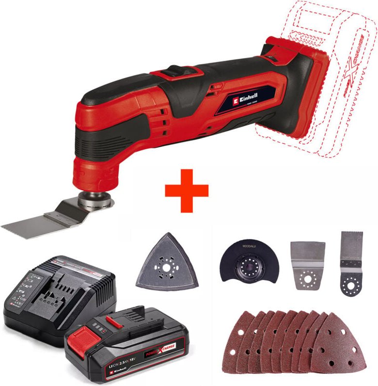 Kopie von Einhell Akku-Multifunktionswerkzeug TC-MG 18 Li-Solo 1