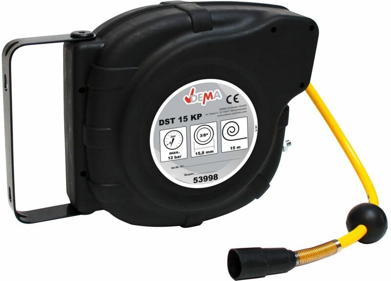 Dema - Druckluftschlauchaufroller Schlauchaufroller Druckluft 15 Meter Schlauchtrommel