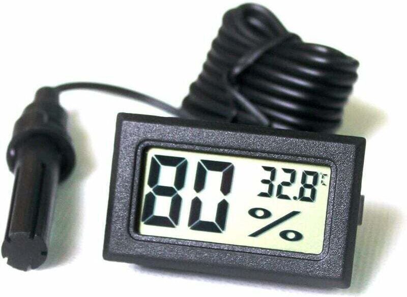Gabrielle - Integriertes digitales Tuner-Thermometer-Hygrometer mit externer Sonde für Brutstätten, Aquarien, Geflügel, ...