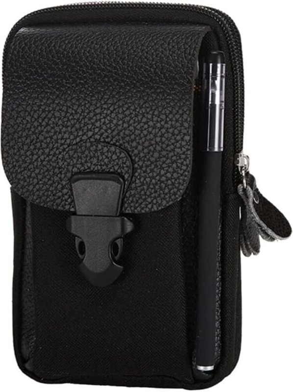 Sollbry - Handytasche, Leder-Gürteltasche für Handy, Vertikale Gürteltasche für Handy, Umhängetasche für Handys, Herren-...