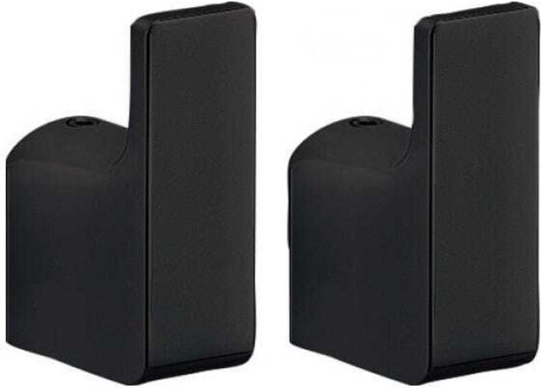 Zwei Wandhaken Aus Messing In Mattschwarz Palazzo