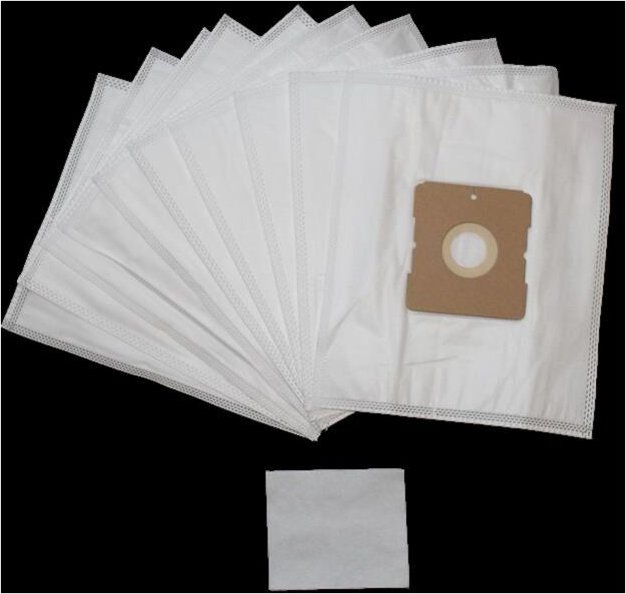 10 Staubsaugerbeutel + 1 Microfilter Staubsauger Zubehör Beutel Filtertüte