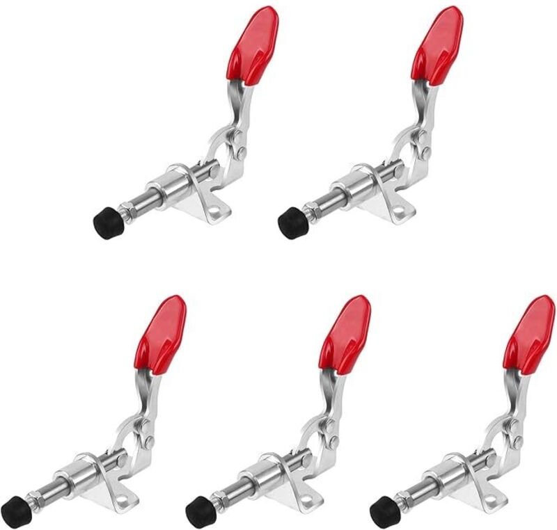 5-teiliges Kniegriff-Klemmenset, Schnellspanner gh 301 am Schnellspanner-Handwerkzeug, Haltekapazität 45 kg - Lntyq