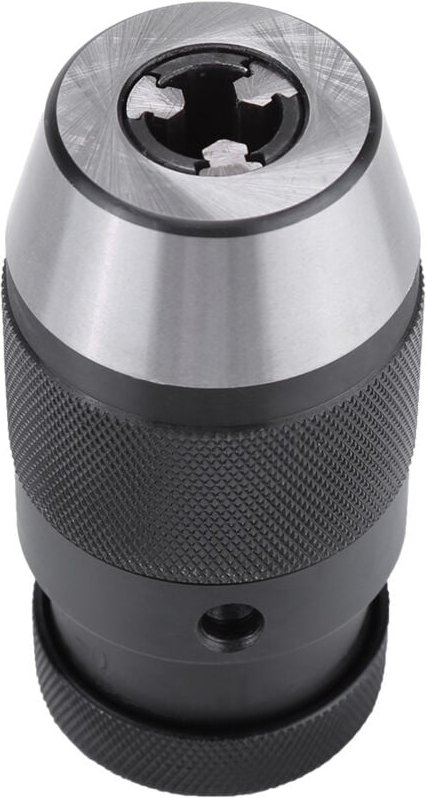 Mandrin de perceuse robuste 1 pc 0-13mm 1/2 mandrin auto-serrant en acier sans clé B16 pour tour perceuse électrique man...