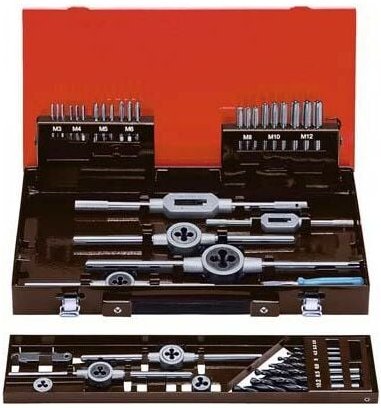 Handgewindebohrer-Satz DIN352 hss M3-12 Format