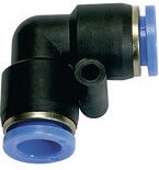 Riegler L-Steckverbindung »Blaue Serie«, für Schlauch-Außen-Ø 10