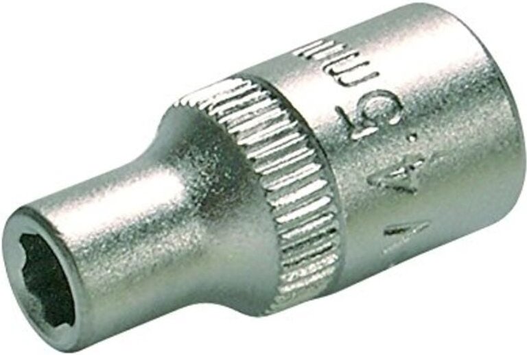 Bgs Technic - Steckschlüssel-Einsatz Sechskant Antrieb Innenvierkant 6,3 mm (1/4') sw 4,5 mm