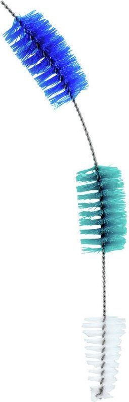 Thumbnail - Maximex 3 Phasen Abflussreiniger, Reinigungsbürste für alle handelsüblichen Abflüsse, Blau, Polypropylen weiß, Polyamid ...