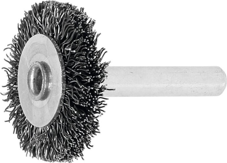 Thumbnail - Lessmann ® - Lessmann Schaft-Rundbürste Stahldraht 0,30 mm, Bürsten-⌀xBesatzbreite: 30X6 mm