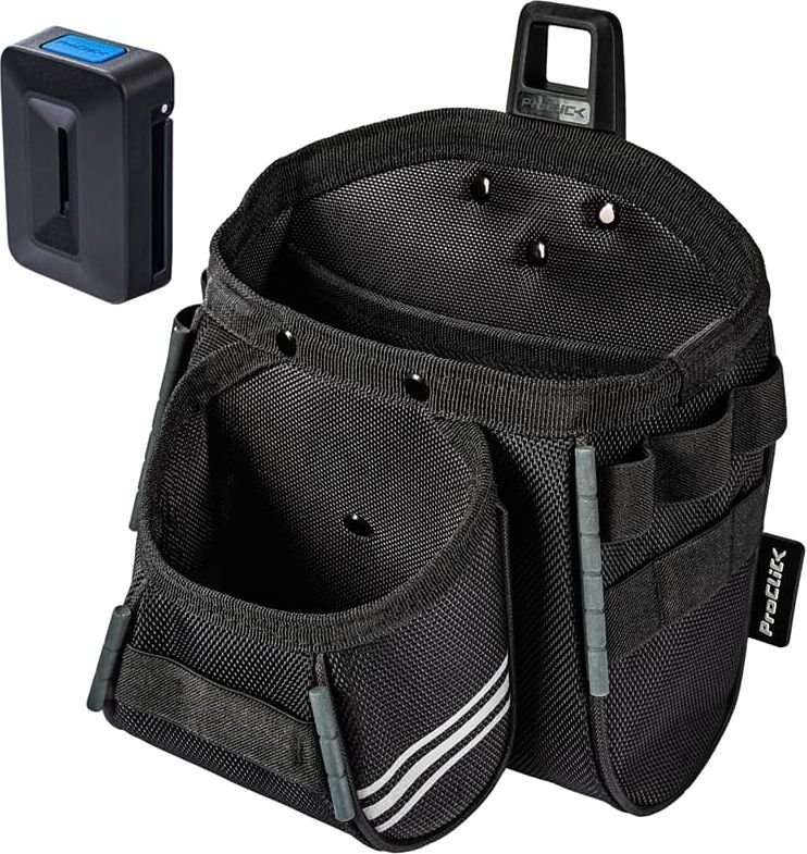 ProClick Werkzeugtasche Tool Pouch L36 bss Schwarz / anthrazitgrau + Holder