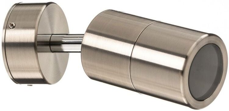 Arcchio - Kalel Außenwandlampe, 1-fl., V4A beweglich - edelstahl, klar