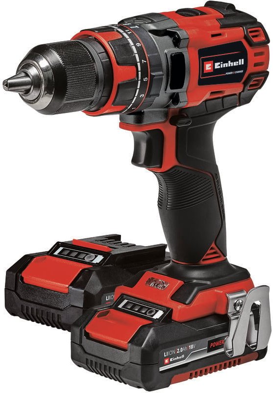 Professional Akku-Schlagbohrschrauber tp-cd 18/50 Li-i bl Kit Power X-Change (18 v, Brushless, 50 Nm, Schlagbohrfunktion...