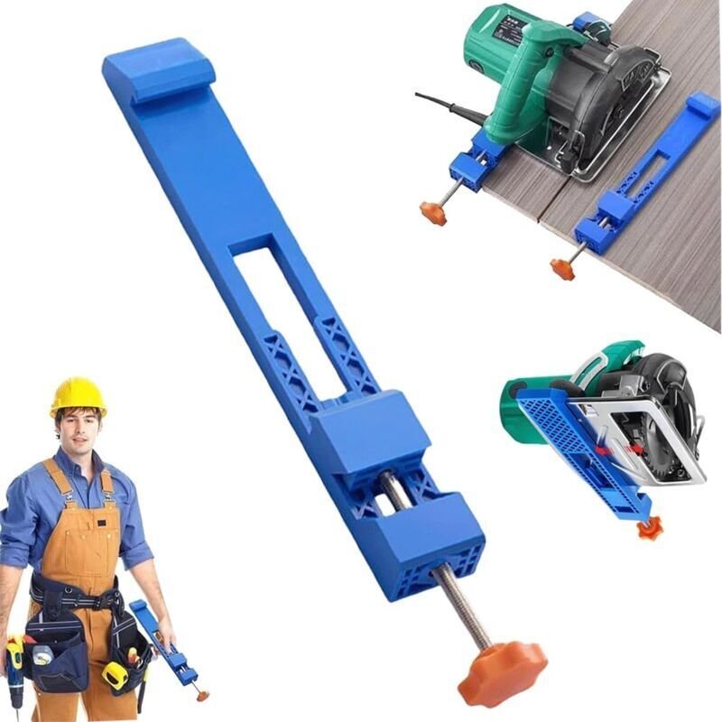 Verstellbare Basisführung für Schneidemaschine, Positionierungsklemme für elektrische Kreissäge, Präzisions-Holzschneide...