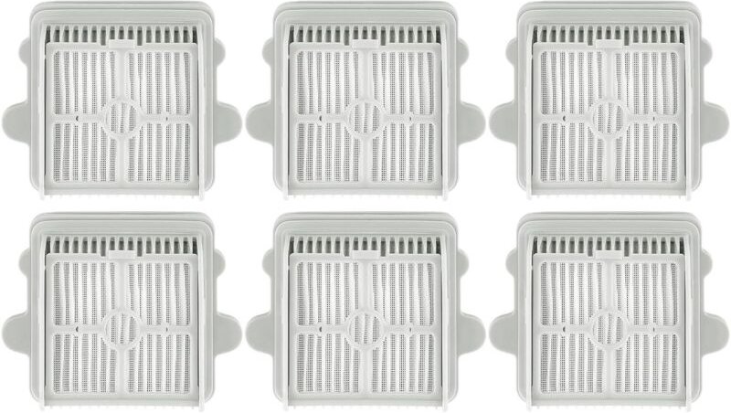 6er-Pack Ersatz-HEPA-Filter für Roborock F25 GT/ F25/ F25 LT/ F25 RT/ F25 ACE/ F25 ALT/ F25 ACE Combo/ F25 Combo / F25 C...