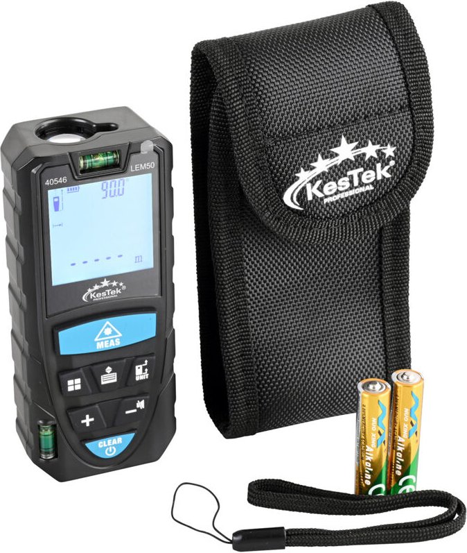 KesTek Laser Entfernungsmesser LEM50 Distanzmessgerät Lasergerät Messgerät