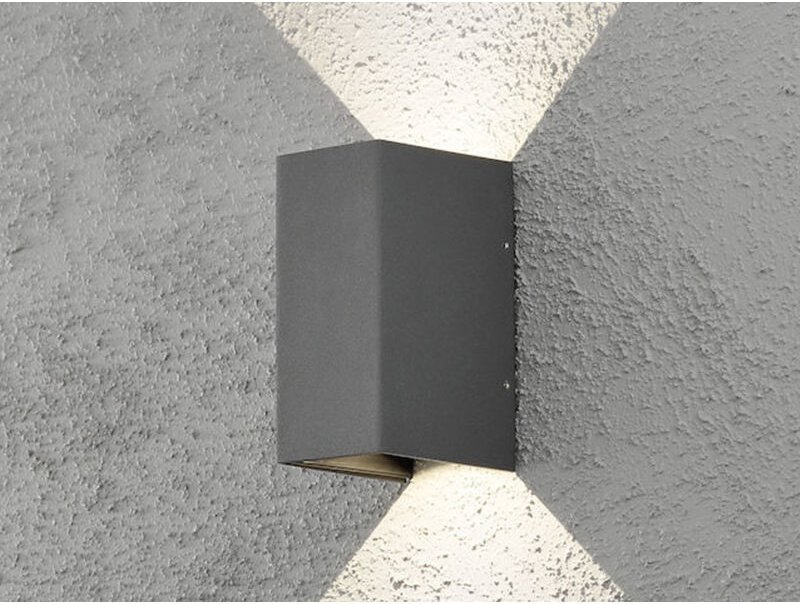 Cremona 7940-370 LED-Außenwandleuchte eek: f (a - g) led led fest eingebaut 6 w Anthrazit - Konstsmide