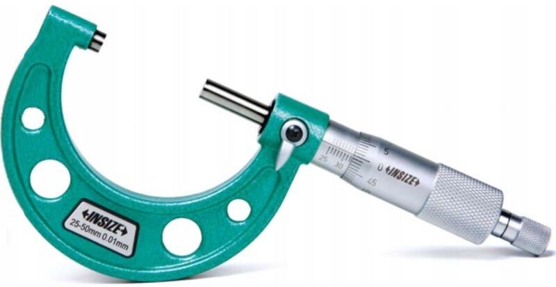 INSIZE Präzisionsmikrometer 50 bis 75 mm Hartmetall