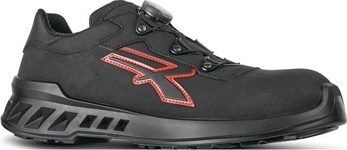 Sicherheitshalbschuhe caesar S3 src ci esd - Schwarz/Rot 42