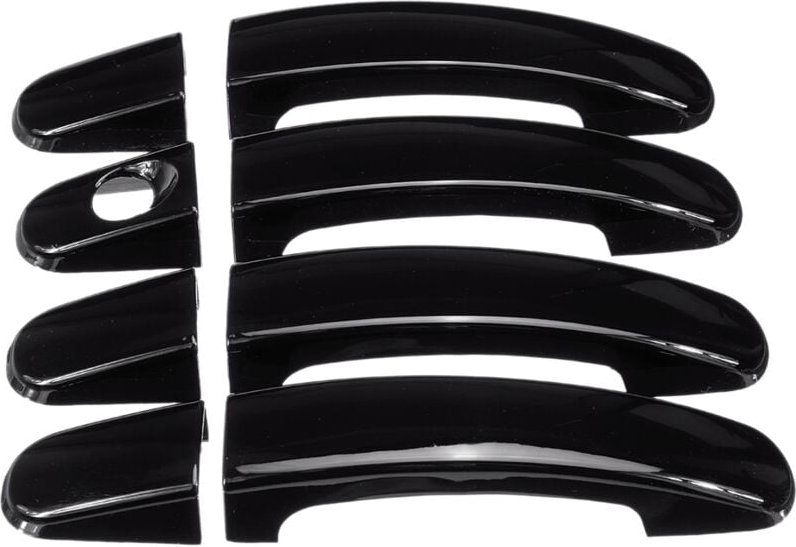 8 StüCke / SET Auto ABS GläNzend Schwarz 4 TüR Abdeckungen für Focus Escape Ranger 2013 2014 2015 2016 2017 2018