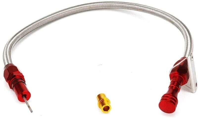 Ymyny - Professioneller Universal-Ölmessstab für Automatikgetriebe aus Edelstahl, flexibel, 5004, 530 mm, passend für TH...