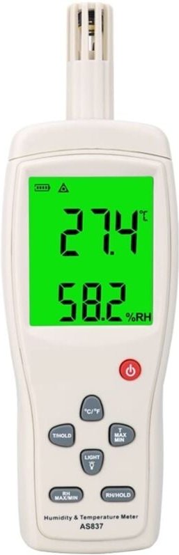 Luftfeuchtigkeits- und Temperaturmessgerät, digitales Hygrometer, Luftfeuchtigkeitsmessgerät, Temperatur- und Feuchtigke...