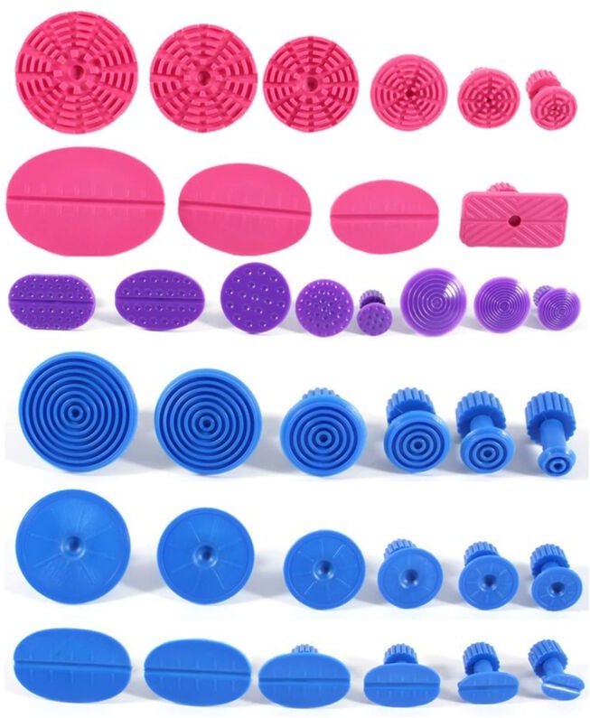 Yosoo 36 Saugnäpfe zum Ausbessern von Dellen in der Karosserie