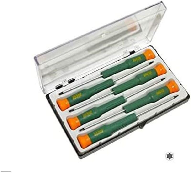 Set mit 6 Präzisions-Torx-DJMT Mota Schraubendrehern