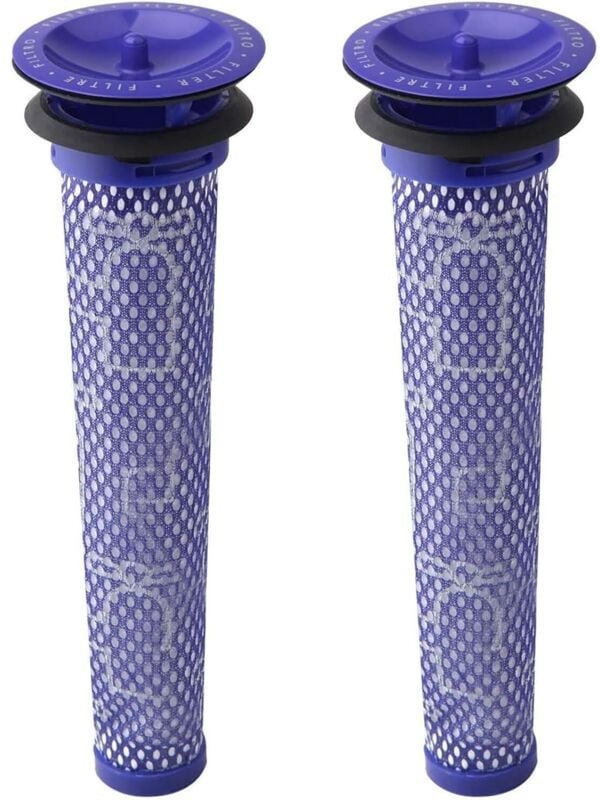 Packung mit 2 Ersatz-Vorfiltern für Dyson DC58, DC59, V6, V7, V8. Ersetzt Teilenummer 965661-01. 2 Filter - Sollbry