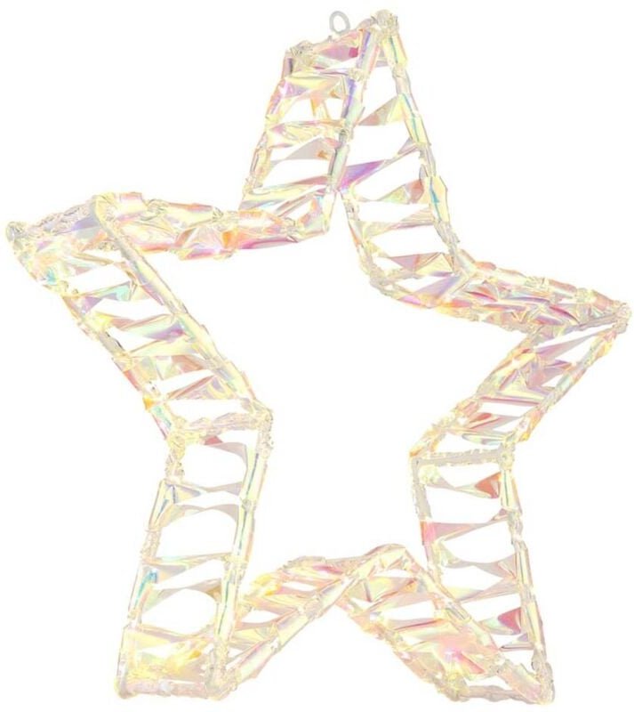 Weihnachtstern Außenlampe Gartenlampe led x-mas Dekolampe Terrassenlampe h 37 cm