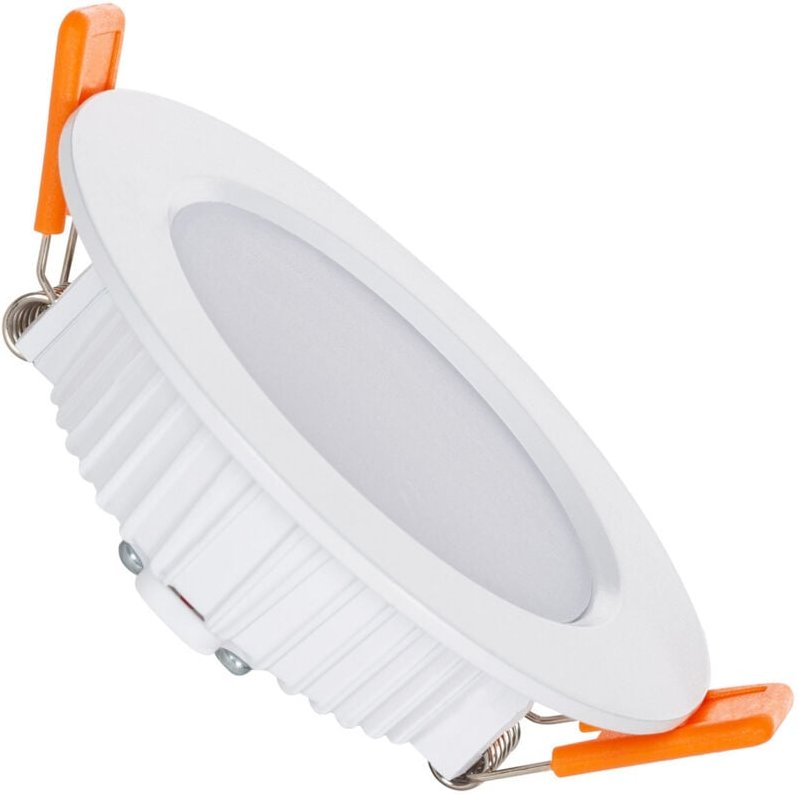 LED Downlight Einbaustrahler 10W Rund Chip OSRAM Aero 130 lm/W LIFUD Ausschnitt Ø 80 mm 2700K Warmweiß