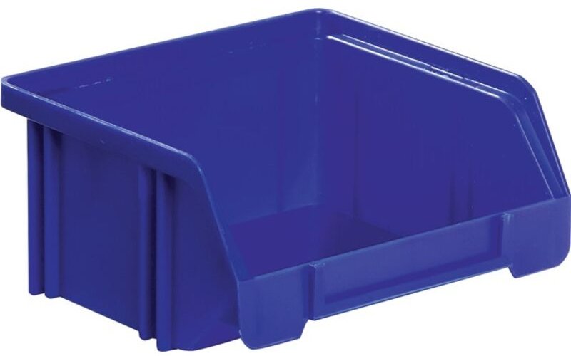 Sichtlagerkasten LK L85/65xB105xH45mm PS blau