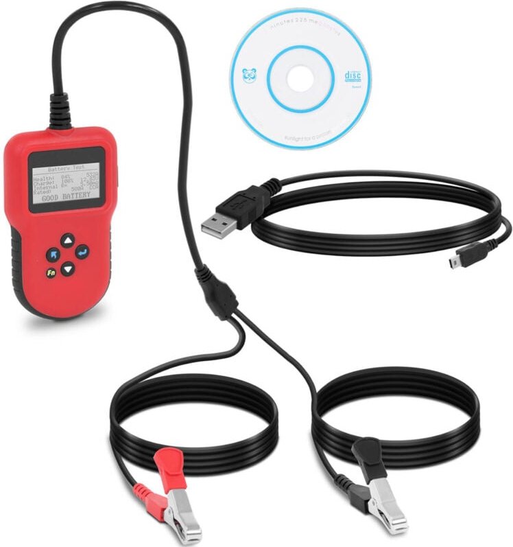 Thumbnail - MSW - Autobatterie-Tester digital Pkw Motorrad 12 V/24 v lcd mehrsprachig