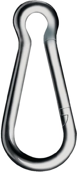 Kleinsorge 3012011V Karabinerhaken DIN 5299, Form C Länge 120 mm Drahtstärke 11