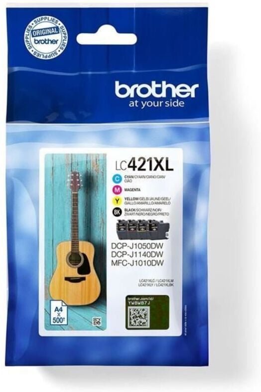 Tintenpatrone Originalzubehör LC-421XL ca. 4 x 500 Seiten schwarz mehrfarbig 4 St./Pack.