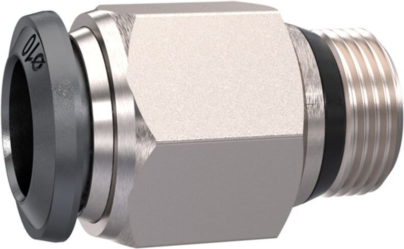 Ger. Steckverschraubung »universal short« 3/8, Schl.8, kon.dicht. - Riegler