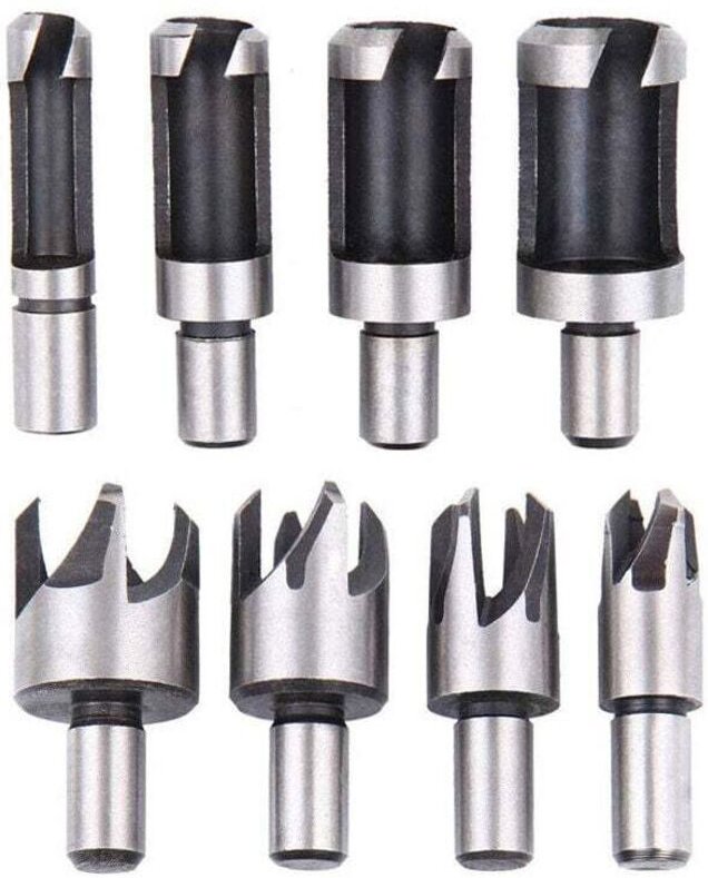 8-teiliges Holzdübelschneider-Set für die Holzbearbeitung, 6 mm/10 mm/13 mm/16 mm, Versailles