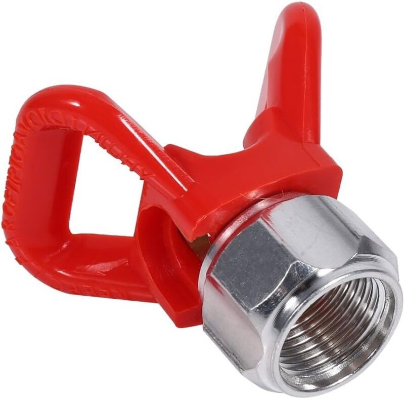 Ccykxa - Airless-Sprühspitzen, Pistolenspitzendüse, Metall-Kunststoff, Rot, Airless-Farbspritzgerät, Pistolenspitzenschu...