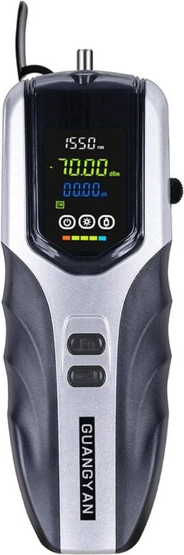 Shining House - Glasfaser-Leistungsmessgerät, -70 +3 dBm wiederaufladbarer optischer Leistungstester Mini-Lichtleistungs...