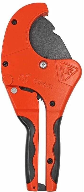 Coupe Tube pvc Multicouche, Acier Inoxydable Lame pour Pvc ppr pe Outil de Coupe de Tuyau 63 Mm Avec PoignéE en Caoutcho...