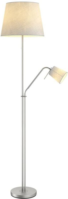 Thumbnail - Stehlampe 'Nantwin' aus Textil für Wohnzimmer & Esszimmer von Lindby