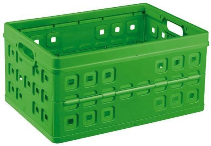 Sunware Klappbox Square 46L grün 54 x 38 x 26,5 cm Boxen, Körbchen & Kisten