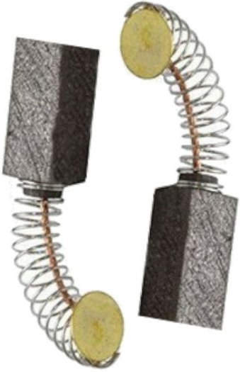 Trade-shop - 2x Kohlebürsten Motorkohlen 6,5 x 7,5 x 13/14,5mm kompatibel mit Hitachi D-6 D-10 DN-6 DNV-6 DL-117 DL-1W D...