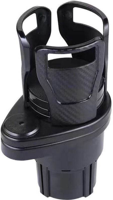 2-in-1-Auto-Getränkehalter, Getränkehalter, verstellbarer Autohalter, 360-Grad-Drehung, Auto-Getränkehalter für die meis...