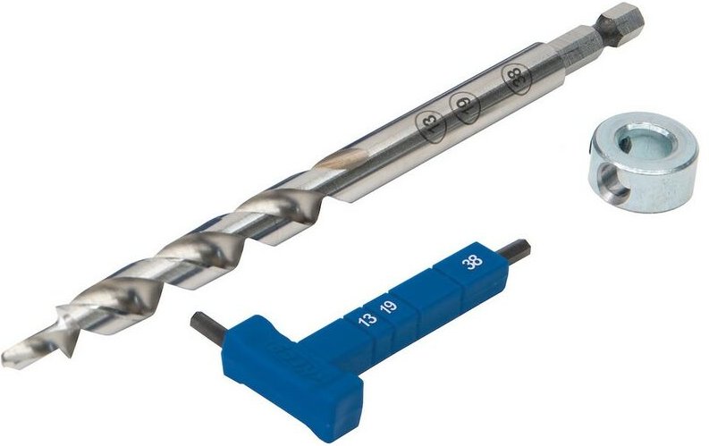 KREG Easy-Set-Stufenbohrer KPHA308-INT Bohrer Tiefenstellring Messlehre