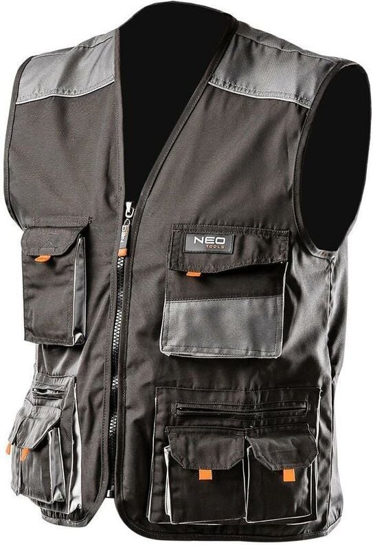 Profi Arbeitsweste Größe S-XXL (neo) L