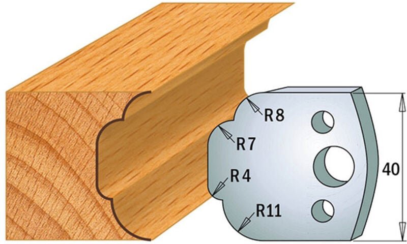 691.023 Paar Abweiser 40x4mm