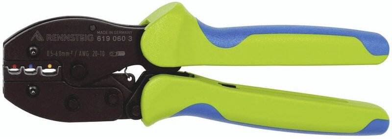 Rennsteig Werkzeuge PEW9.60 619 060 3 Crimpzange Isolierte Kabelverbinder 0.5 bis 6 mm²