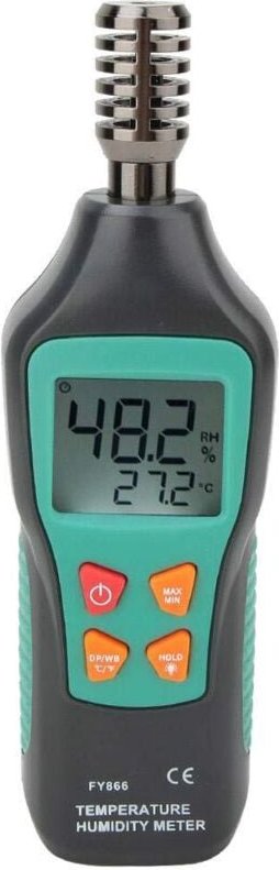 Digitales Thermo-Hygrometer, tragbares Thermometer-Hygrometer, Mini-Temperatur- und Feuchtigkeitsmessgerät, LCD-Display ...