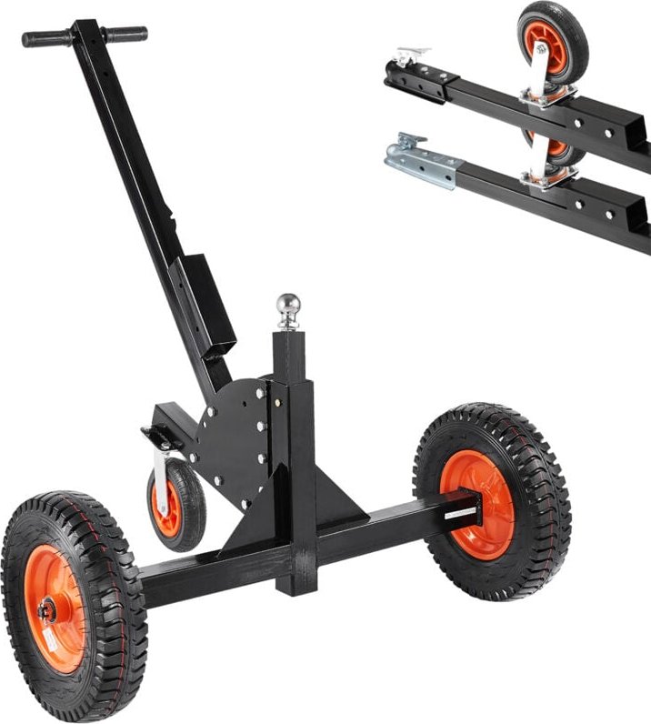 Thumbnail - Anhänger Dolly – 1500 lbs Stützlastkapazität, 2-in-1-Anhängertransporter mit 22 und 26 Zoll einstellbarer Höhe, 2-Zoll-K...